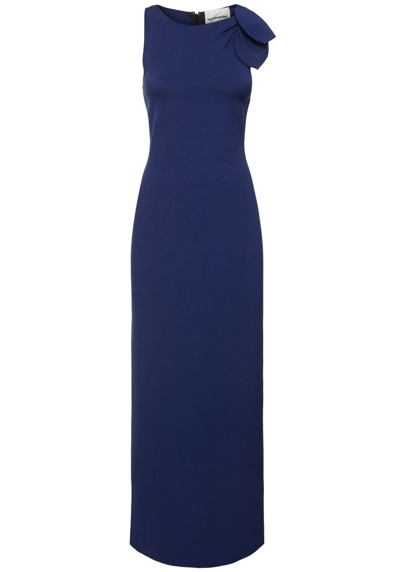 Roland Mouret Stretch Viscose Flat Knit Long Dress