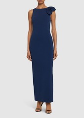 Roland Mouret Stretch Viscose Flat Knit Long Dress