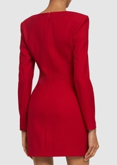 Roland Mouret Tailored Wool Blend Mini Dress