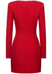 Roland Mouret Tailored Wool Blend Mini Dress