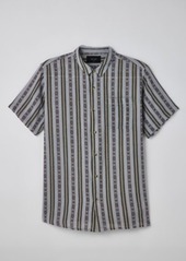 Rolla's Bon Lennox Striped Shirt Top in Grey, Men's at Urban Outfitters