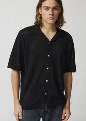 Rolla's Knit Bowler Shirt Top in Black, Men's at Urban Outfitters