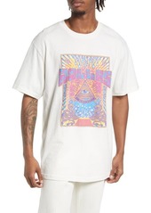 Rolla's Rolla's Men's Flaming Eye Cotton Graphic Tee in Vintage White at Nordstrom