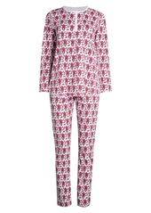 Roller Rabbit Monkey Print 2-Piece Pajama Set