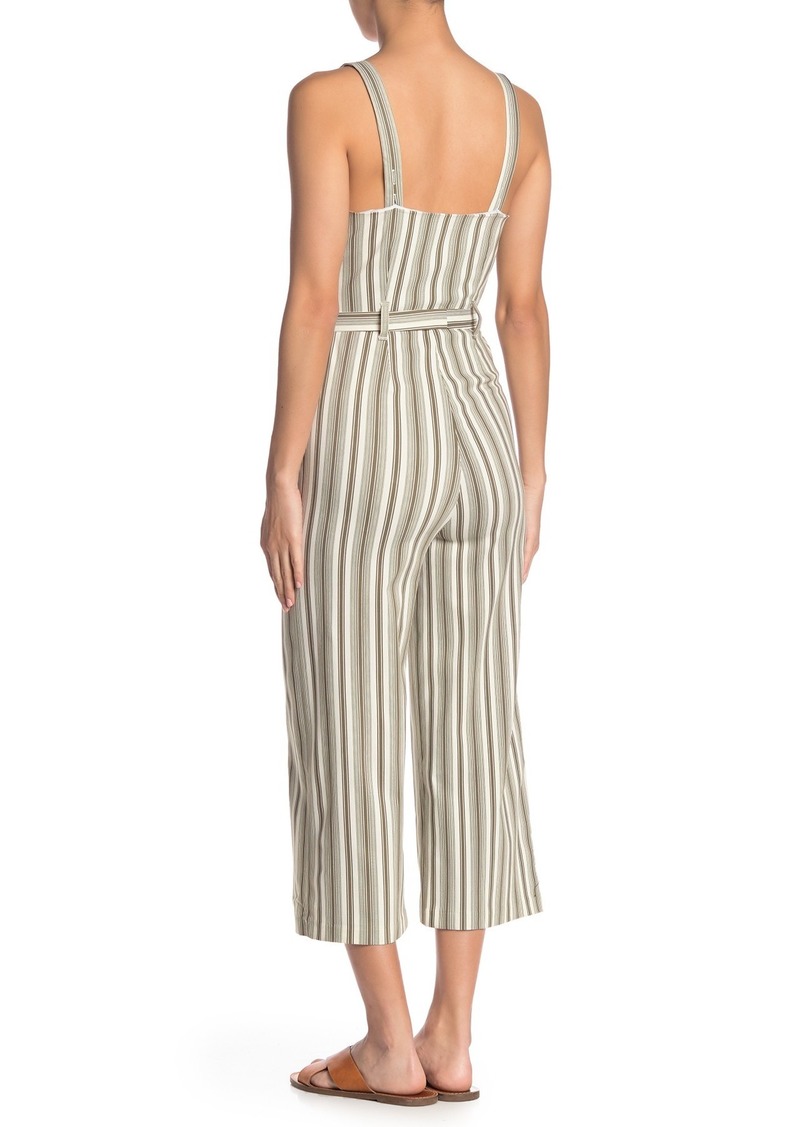 romeo and juliet couture striped jumpsuit