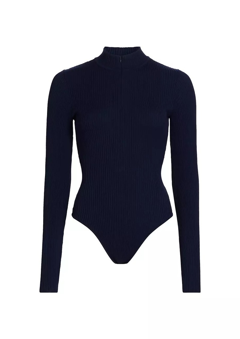 Ronny Kobo Carney Rib-Knit Bodysuit