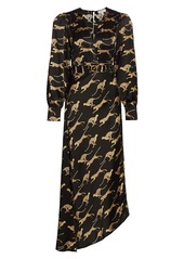Ronny Kobo Estelle Leopard Dress