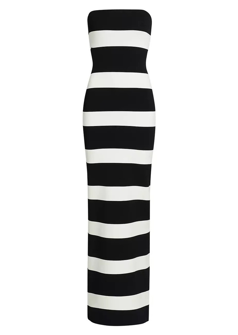 Ronny Kobo Lehua Striped Knit Maxi Dress