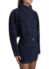 Ronny Kobo Maddix Denim Long-Sleeve Minidress