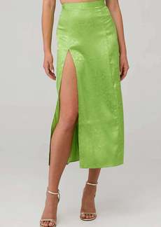 Ronny Kobo Marlo Skirt In Green