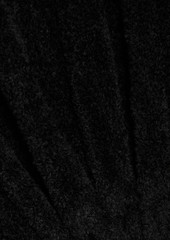 Ronny Kobo - Chryssa cutout ruched terry midi dress - Black - XS