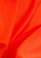 Ronny Kobo - Eliah twist-back satin gown - Orange - XS