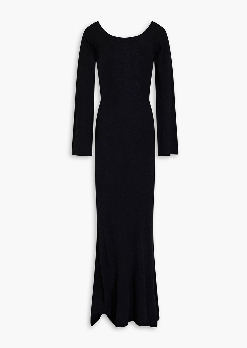 Ronny Kobo - Madelyn knitted maxi dress - Black - XS