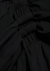 Ronny Kobo - Natasha cutout ruched georgette halterneck maxi dress - Black - S