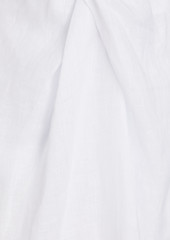 Ronny Kobo - Sero twisted cutout linen maxi dress - White - S