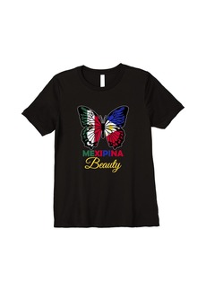 Roots Mexipina Beauty Butterfly Heritage Mexico & Philippines Mix Premium T-Shirt