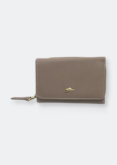 Roots Trifold Zip-Around Wallet With Change Pocket