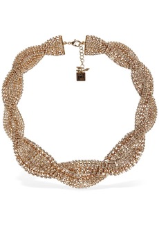 Rosantica Chevron Crystal Collar Necklace