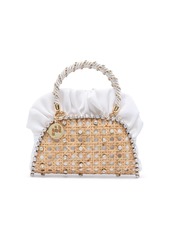 Rosantica Crepes crystal-embellished mini bag