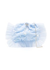 Rosantica drawstring ruffle clutch bag