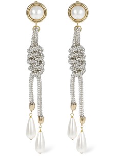 Rosantica Gaia Crystal & Faux Pearl Earrings