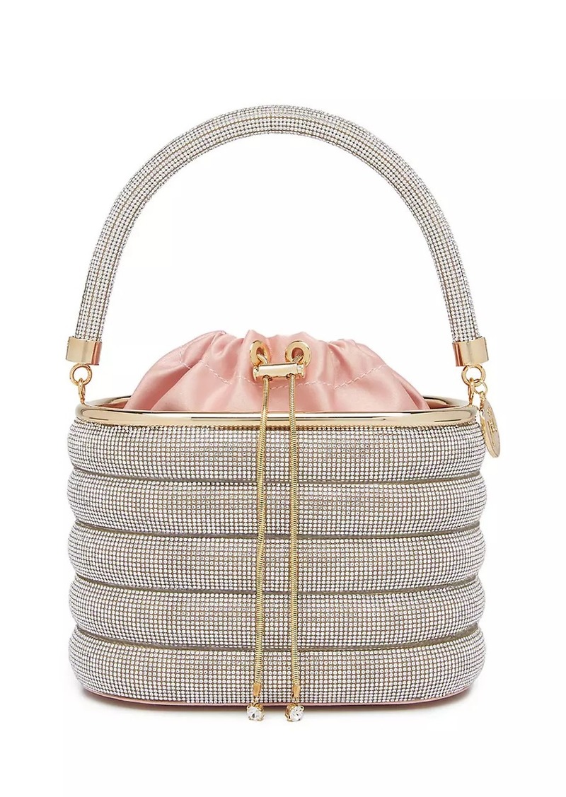 Rosantica Holli Favilla Crystal-Embellished Top-Handle Bag