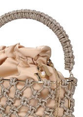 Rosantica Holli Nodi Crystals Top Handle Bag