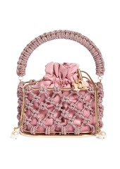 Rosantica Mini Holli Nodi Crystals Top Handle Bag