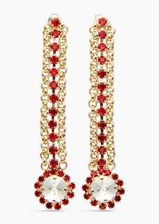 Rosantica - Gold-tone crystal earrings - Red - OneSize