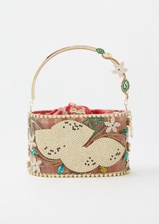 Rosantica - Holli Limonata Mini Crystal-embellished Handbag - Womens - Multi