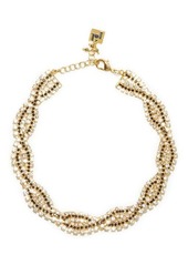 Rosantica Chevron crystal-choker necklace