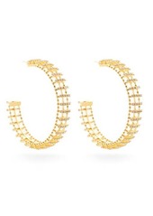 Rosantica Dolce Vita crystal-embellished hoop earrings