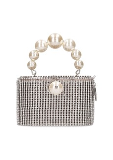 Rosantica Super Holly Mesh & Faux Pearls Bag