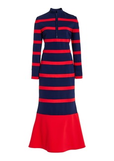 Rosie Assoulin - Captain Neoprene Knit Midi Dress - Multi - US 0 - Moda Operandi