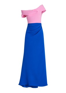 Rosie Assoulin - Exclusive Twisted Off-The-Shoulder Silk Maxi Dress - Multi - US 8 - Moda Operandi