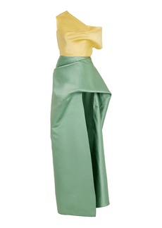 Rosie Assoulin - Oscar Winner Asymmetric Silk Gown - Multi - US 4 - Moda Operandi