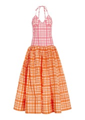 Rosie Assoulin - Pitch Perfect Maxi Dress - Plaid - US 0 - Moda Operandi