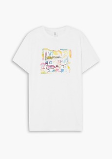 Rosie Assoulin - Printed cotton-jersey T-shirt - White - XS