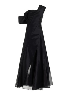 Rosie Assoulin - Twisted Off-The-Shoulder Maxi Dress - Black - US 8 - Moda Operandi