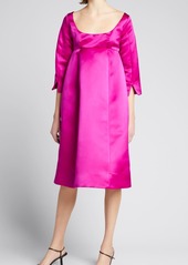 Rosie Assoulin Empire-Waist Silk Dress