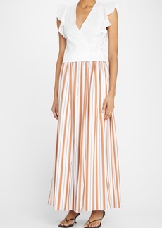Rosie Assoulin Parlour Stripe Maxi Skirt