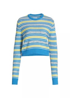 Rosie Assoulin Striped Knit Cotton Sweater