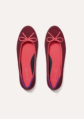 Rothy's Berry Mesh Ballet Flat Bow