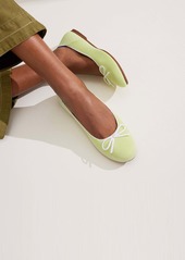 Rothy's Chartreuse Ballet Flat Bow