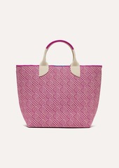 Rothy's Small Tote Bag Fuchsia Geo