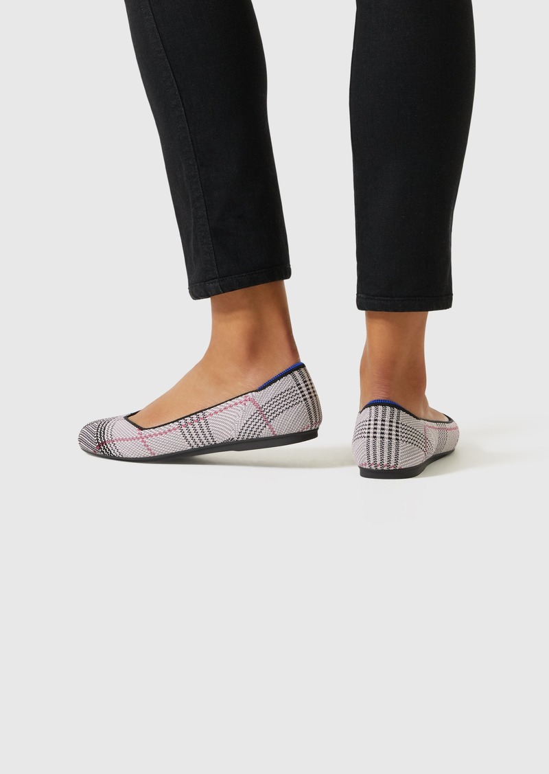 grey plaid shoes