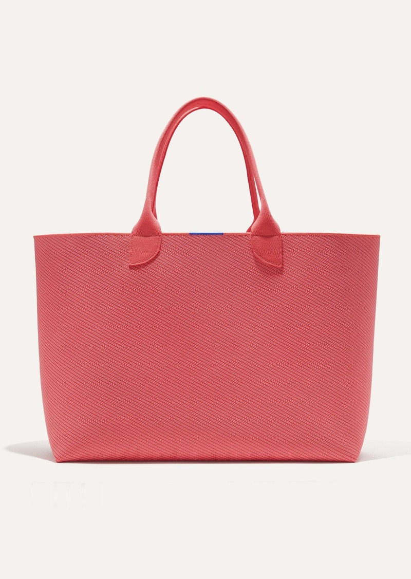 Rothy's The Lightweight Mega Tote Ruby Grapefruit Twill