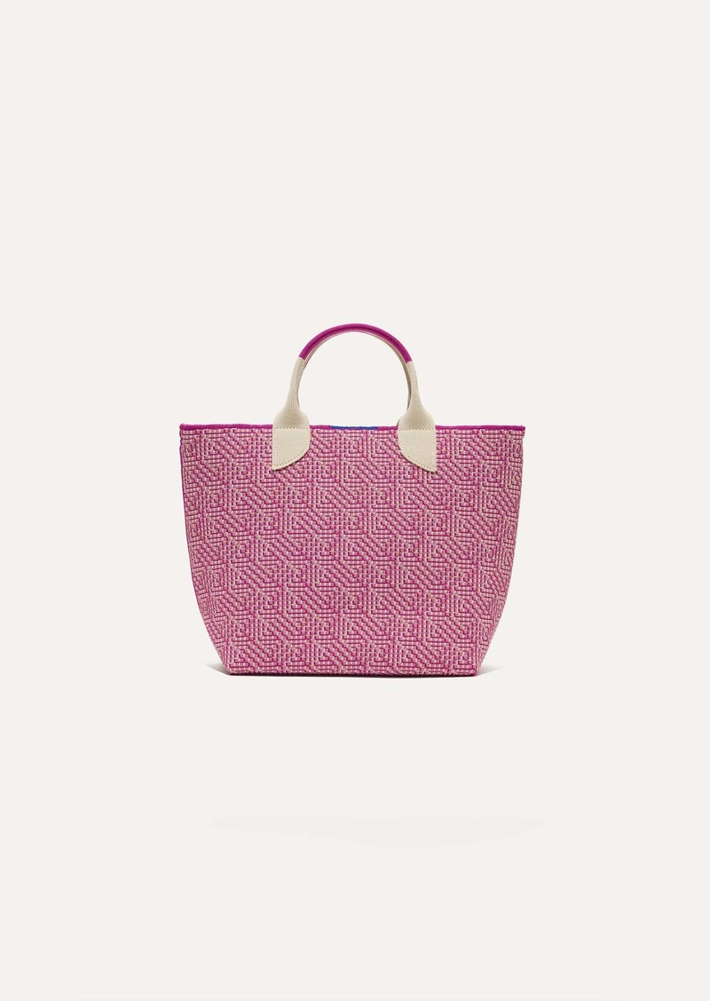 Rothy's Small Tote Bag Fuchsia Geo