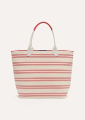 Rothy's The Lightweight Tote Coral Stripe