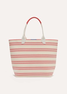 Rothy's The Lightweight Tote Coral Stripe